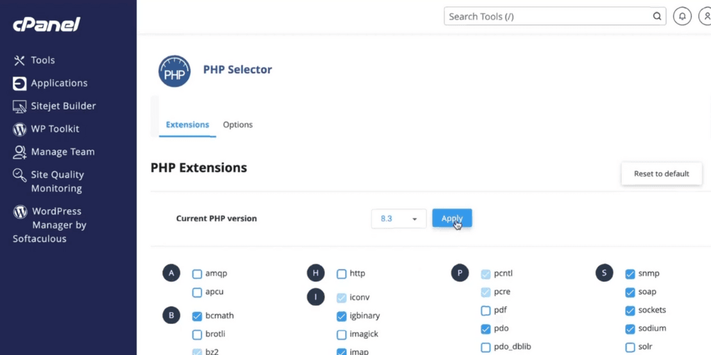 update php version
